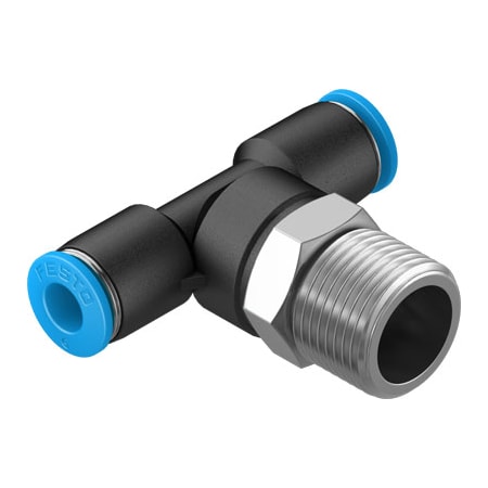 Festo Push-In T-Fitting QST-3/8-6 QST-3/8-6